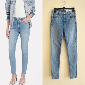 NWT rag & bone Nina High Rise Skinny Jean Sailortown Wash size 26